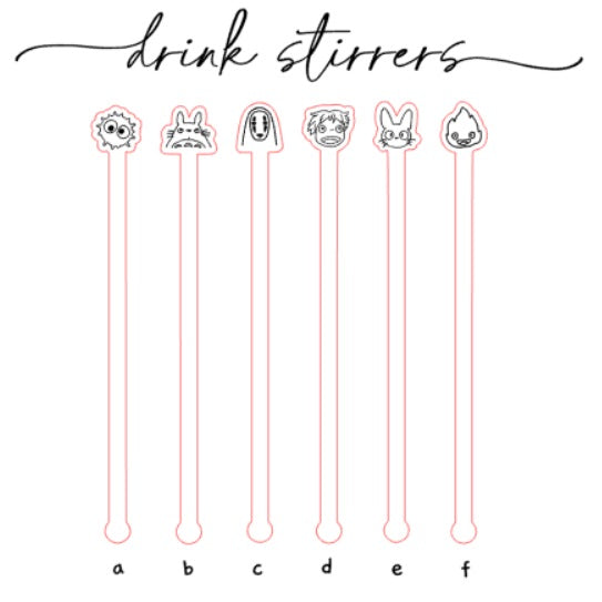 Acrylic Drink Stirrers (Gh)