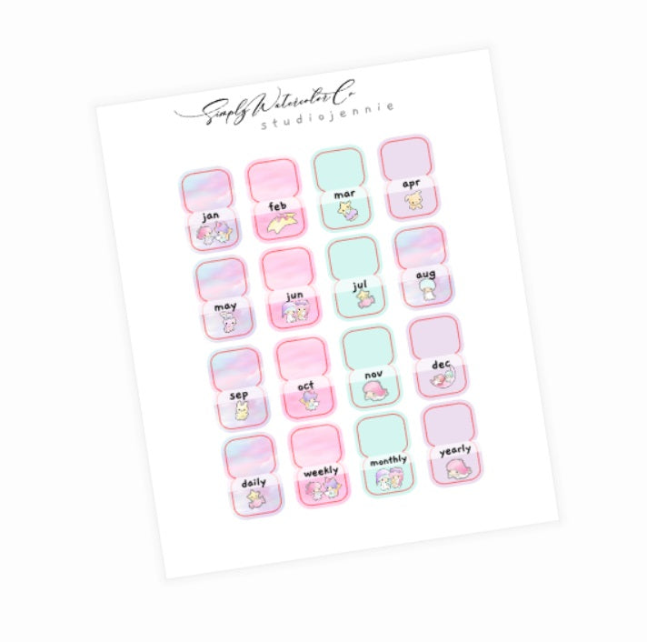 Hobonichi Tabs (Starry)