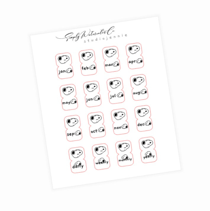 Hobonichi Tabs (Snoop)