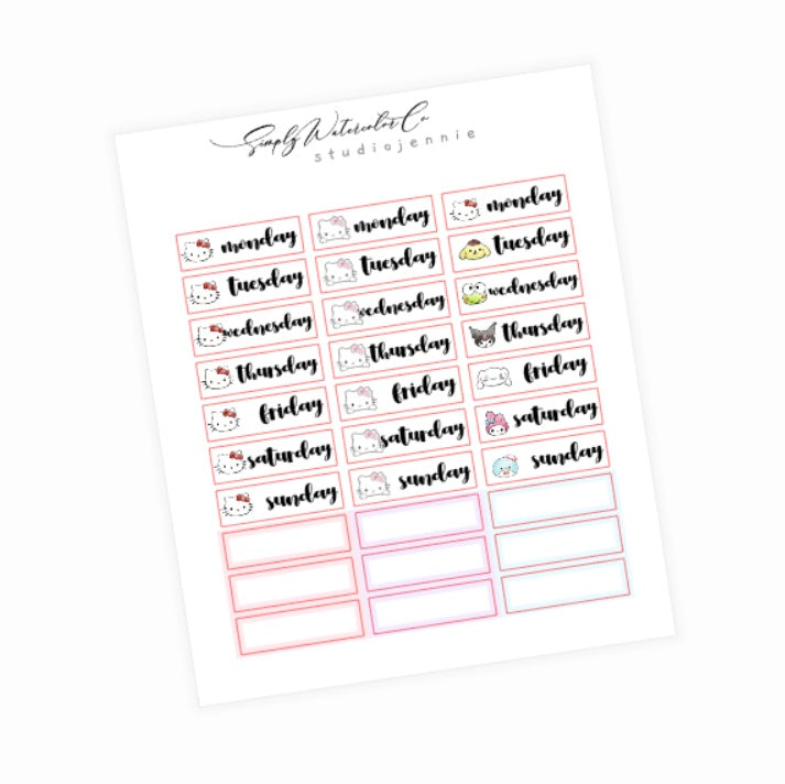 Date Covers Hobonichi A5 Cousin | Kawaii
