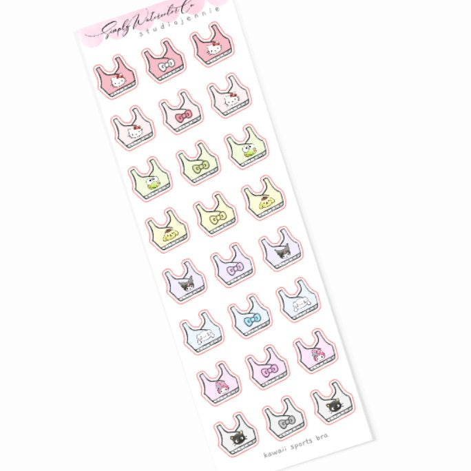 Kawaii Sports Bra | Mini Deco