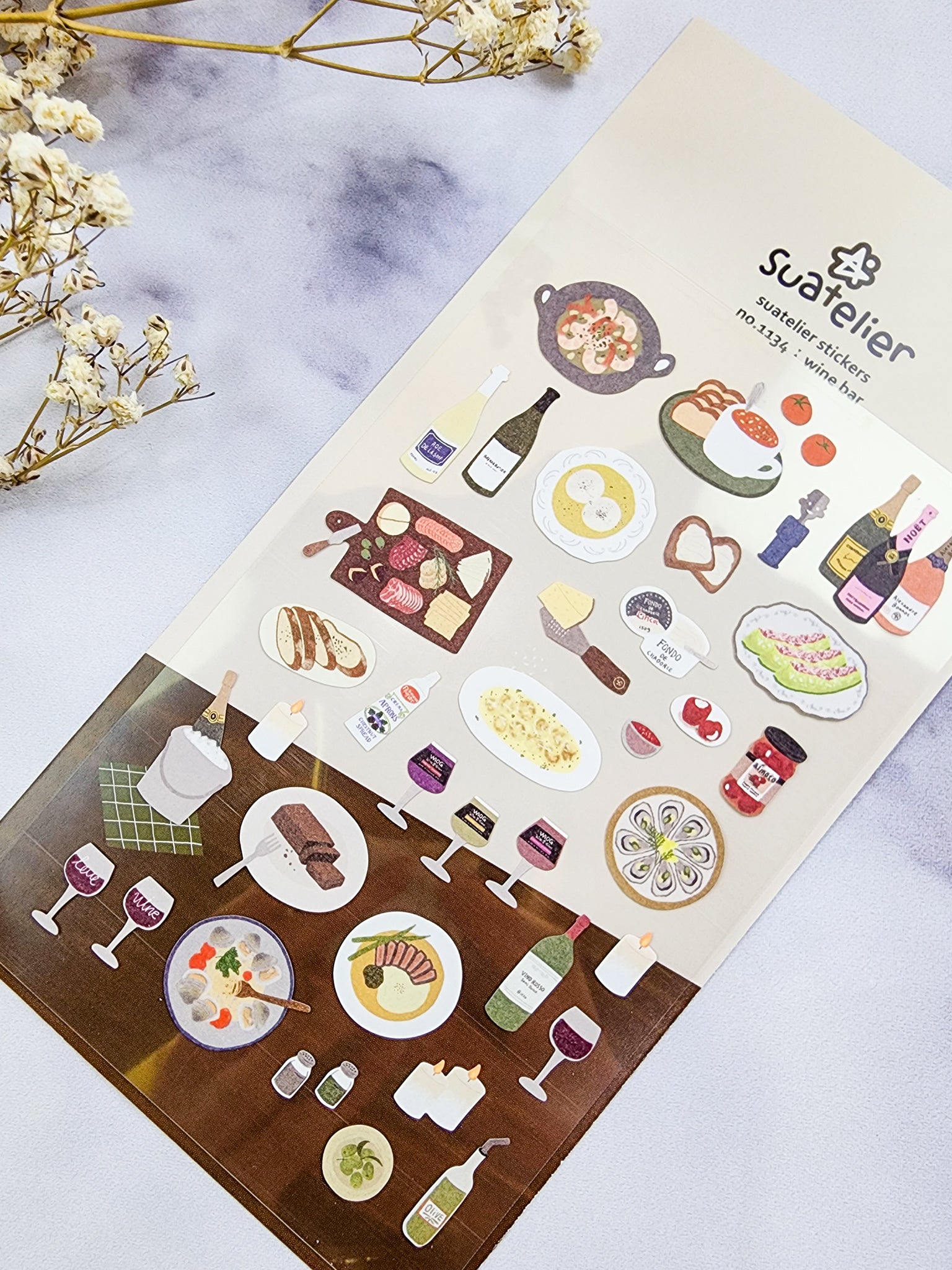 Wine Assorted Stickers