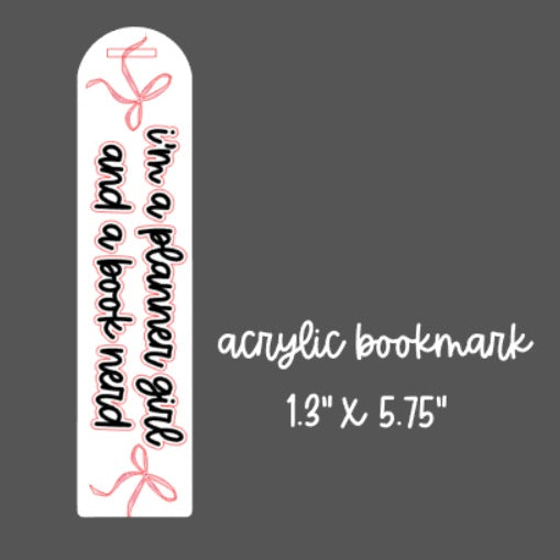 Planner Girl, Book Nerd | Bookmarks