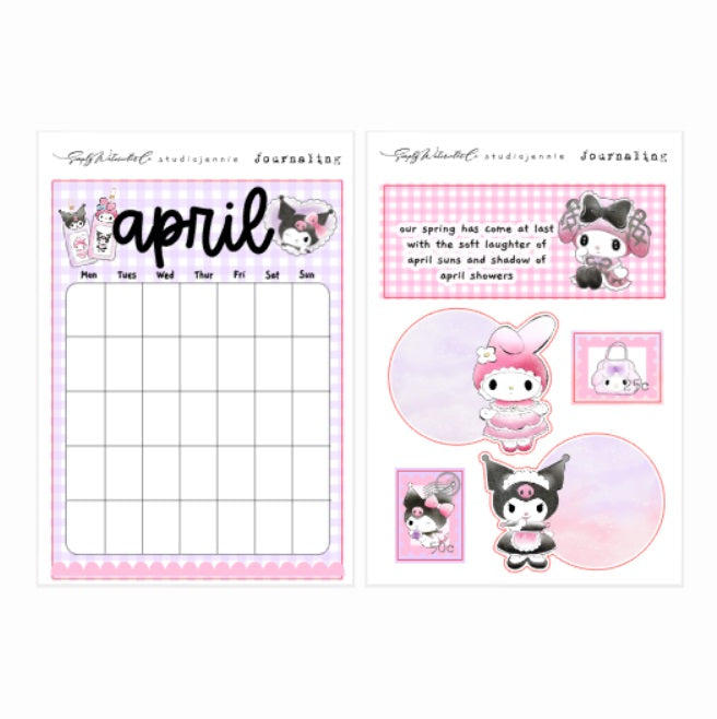 April | BUJO Cover Page