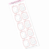 Kawaii Kitty | Transparent Labels