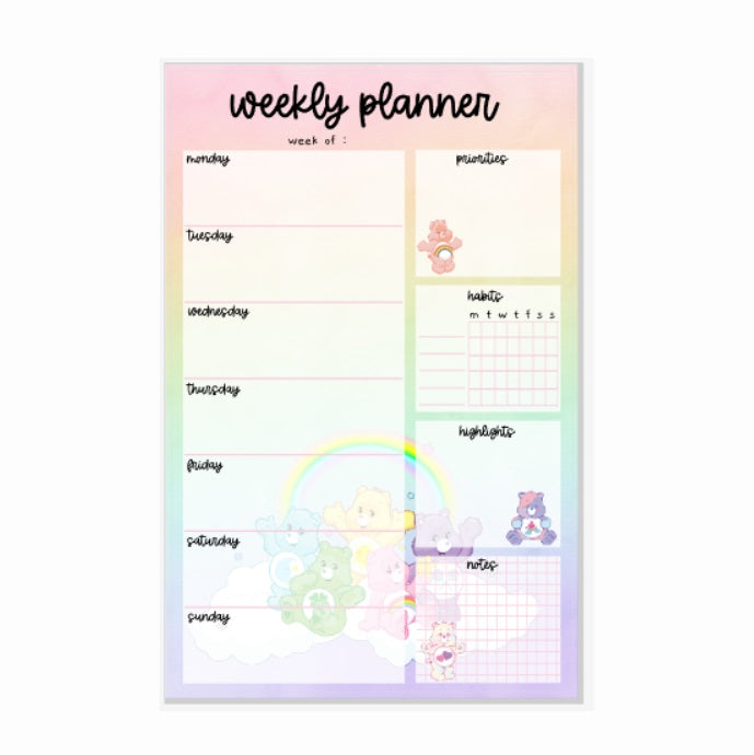 Care | WEEKLY Notepad