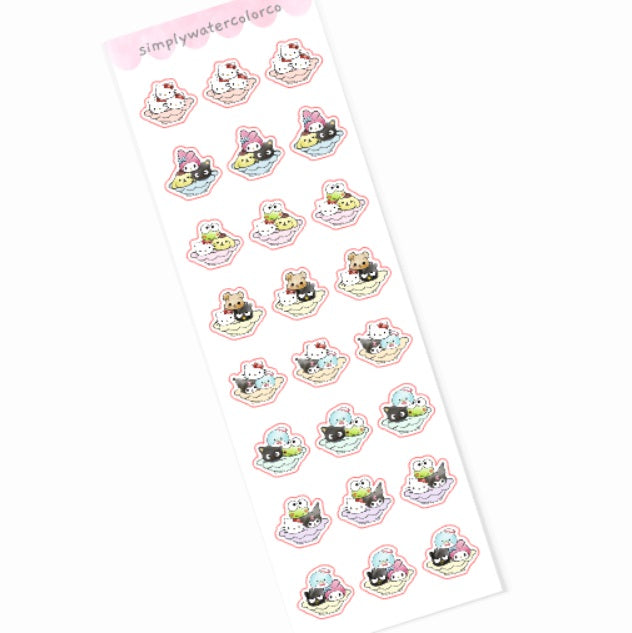 Kawaii Ice Cream Assorted| Mini Deco