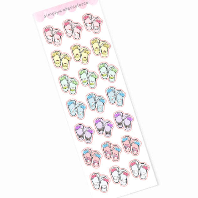 Kawaii Flip Flops | Mini Deco