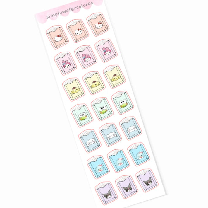 Kawaii Rainbow Mailers | Mini Deco