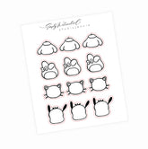 Kawaii Friends Labels