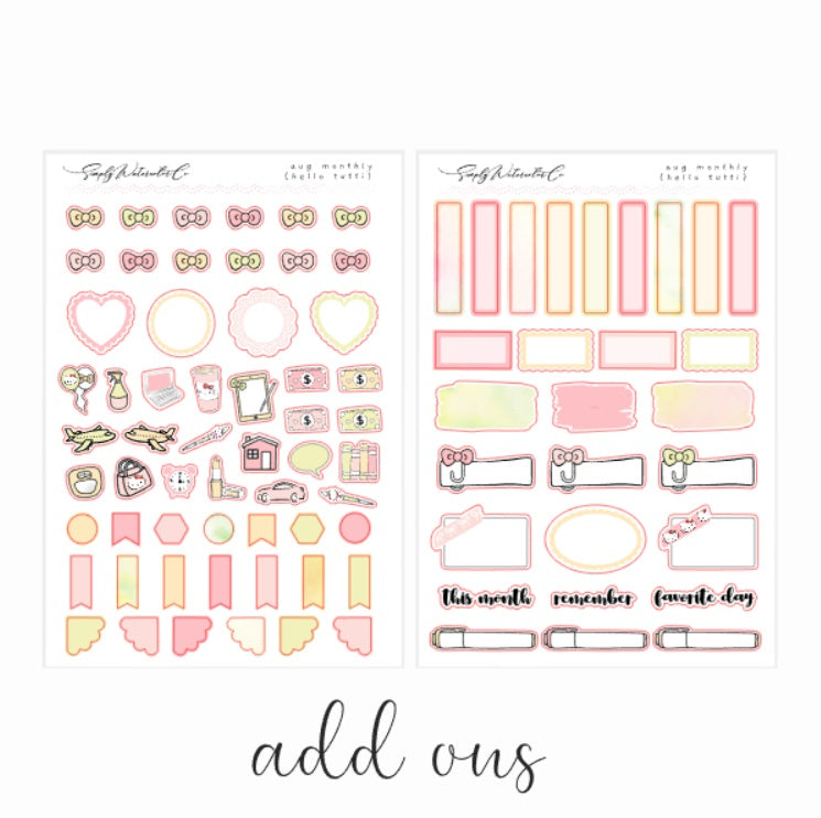 August (Hello Tutti) | Monthly Kit