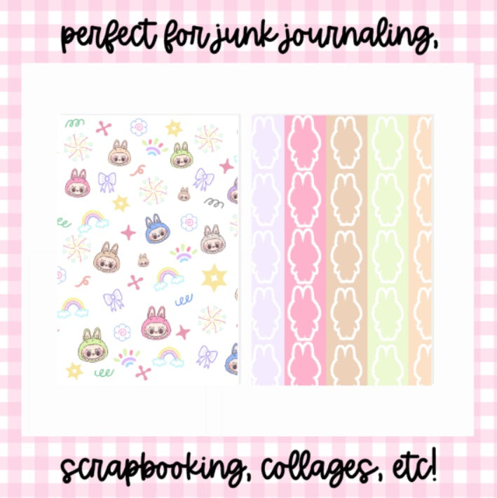 Cute Monsters | Scrapbook Papers