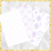 Purple Girlie | Scrapbook Papers