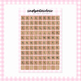 Scrabble Alphabet | Junk Deco