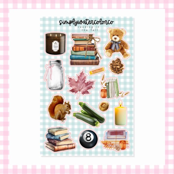 Reading in the Fall | Junk Deco