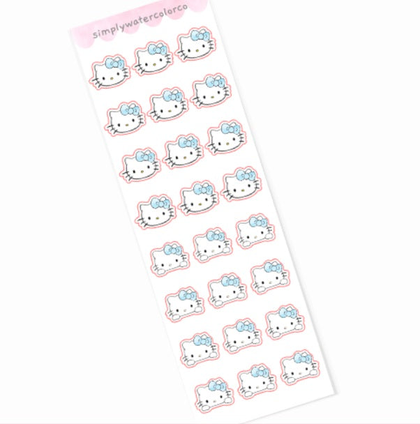 Baby Blue Kitty | Mini Deco