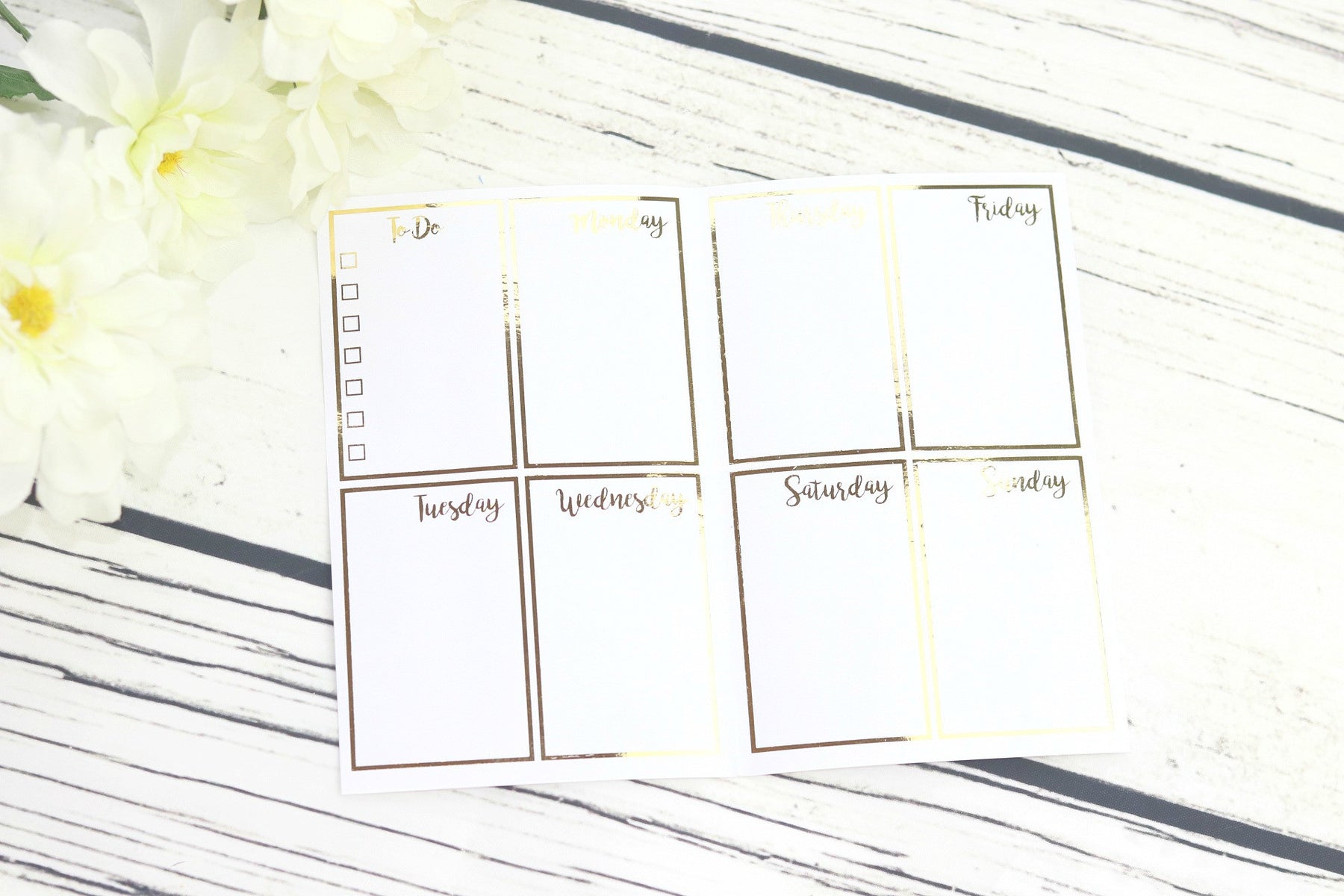 FOIL TN Inserts: POCKET || Collab with AnniePlansPrintables (Gold, Rose Gold, Silver Foil)