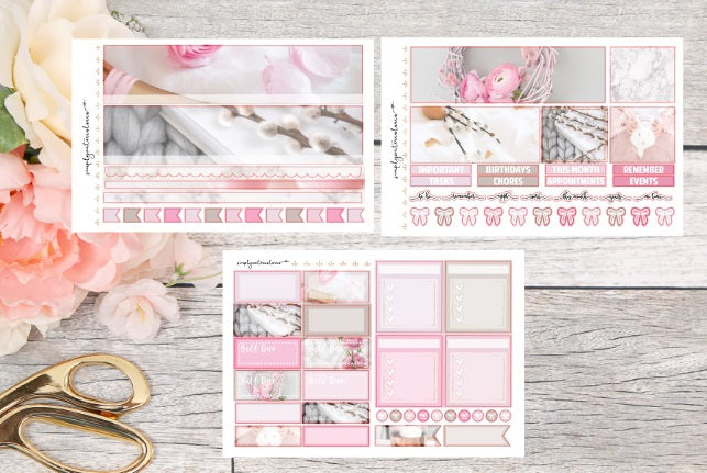 FOIL April Monthly Spread (Gold Foil)