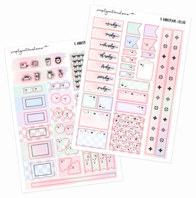 Luxe Pastel Samplers (AnniePlans Collab)