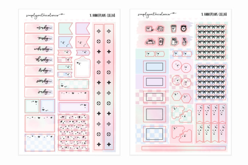 Luxe Pastel Samplers (AnniePlans Collab)