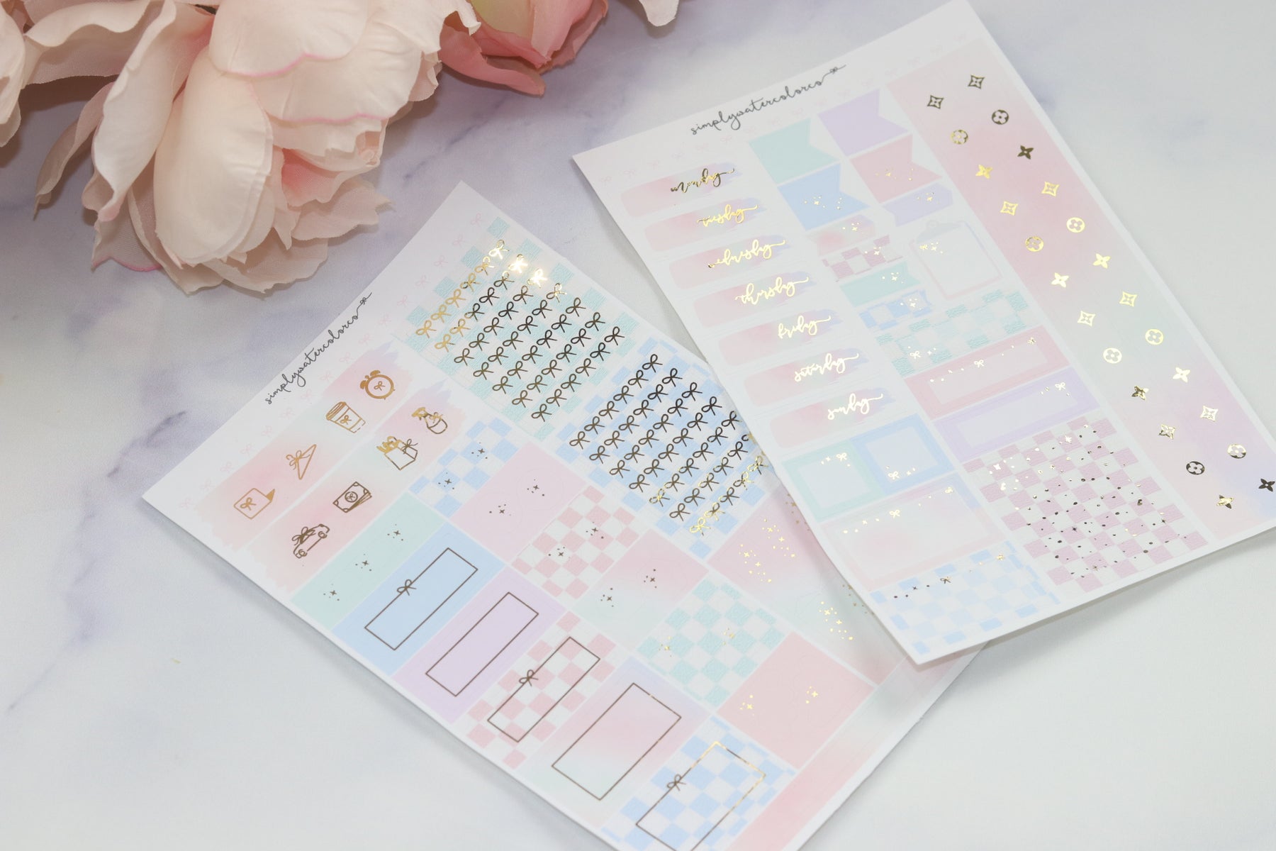 Luxe Pastel Samplers (AnniePlans Collab)