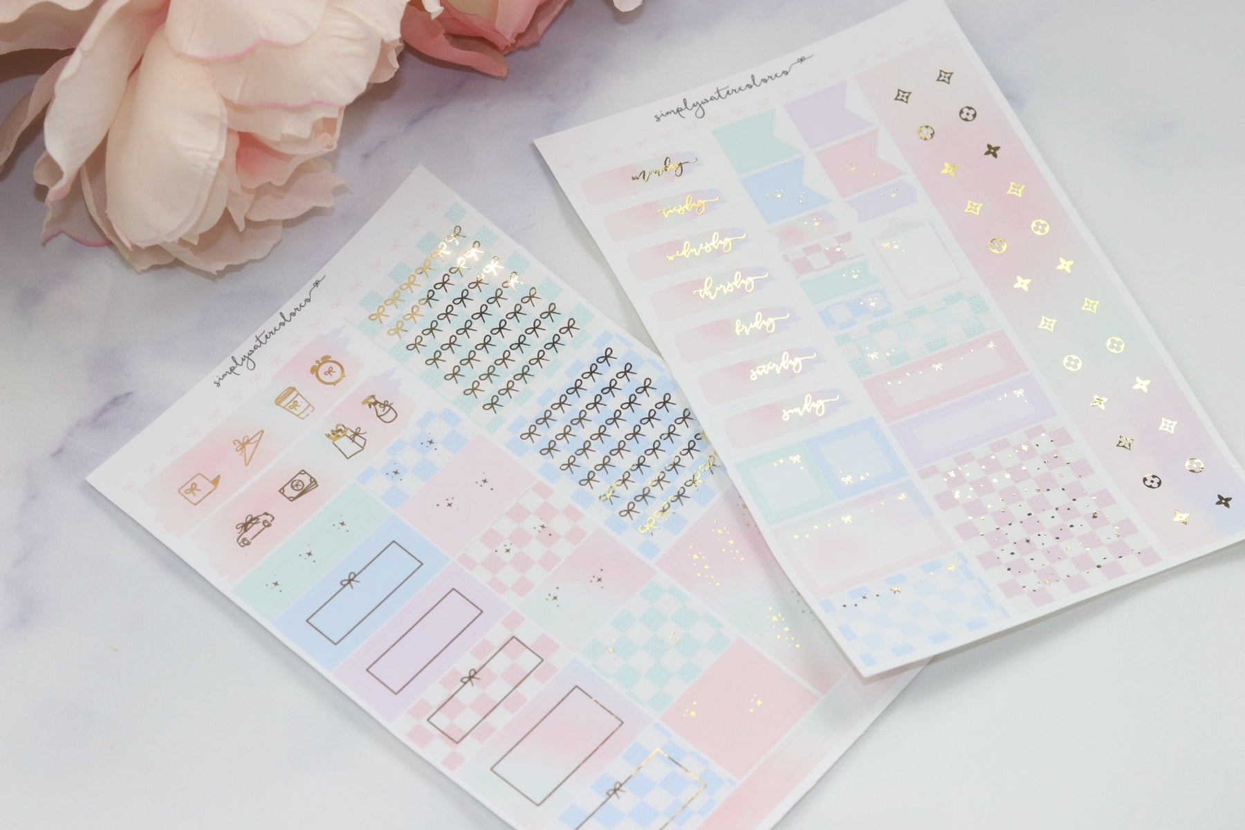 Luxe Pastel Samplers (AnniePlans Collab)