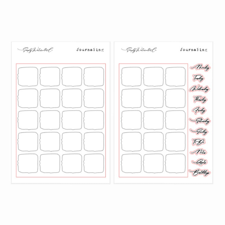 Monthly on 2 Pgs // Bujo Basics