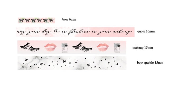 Niki Plans/Ribbon&Nib COLLAB WASHI // Gold Foil