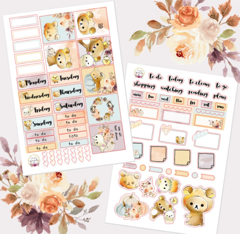 Autumn Kuma | Hobo A5/A6 Kit