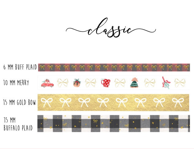 Classic Washi Collection // Gold Foil