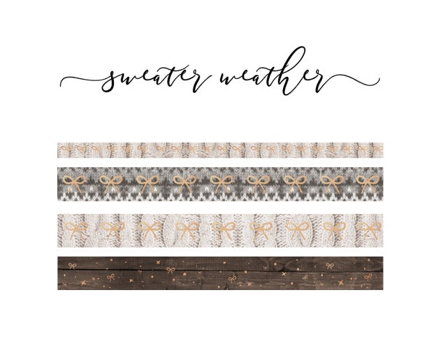 Sweater Weather Collection // Rose Gold Foil