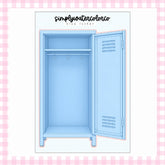 Blue Locker | Junk Deco