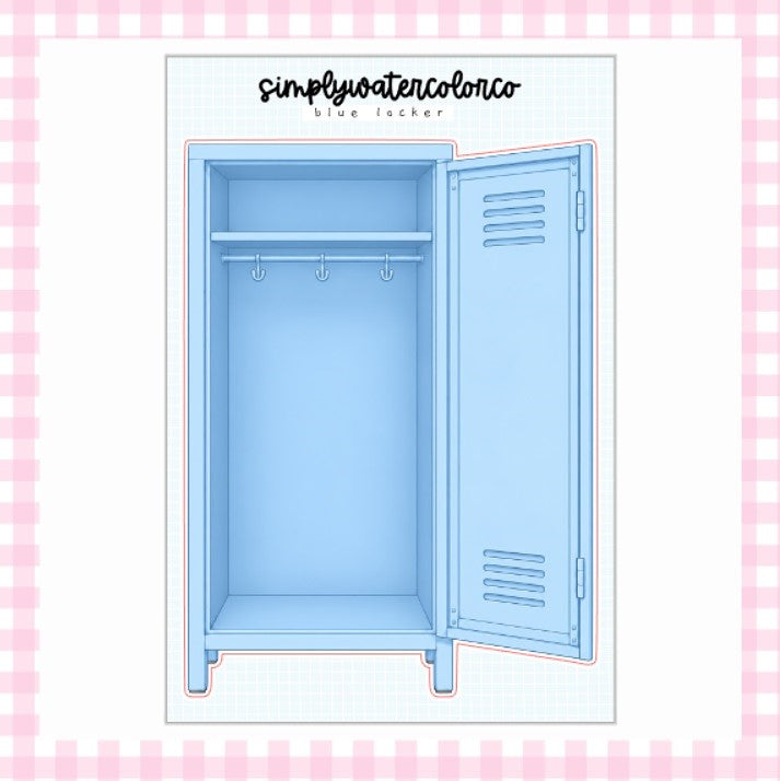 Blue Locker | Junk Deco