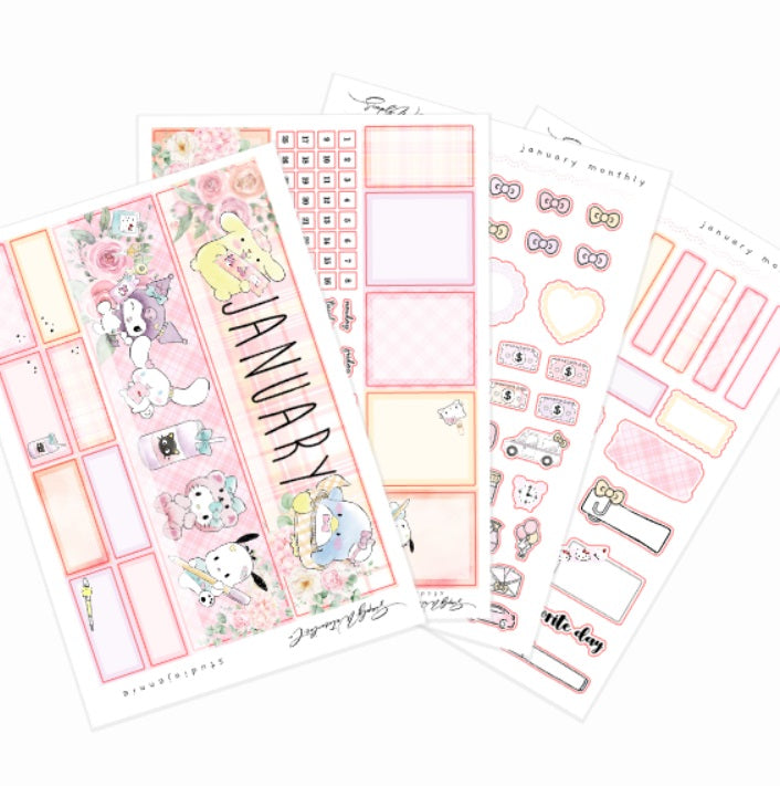 January (Planner World) | Monthly Kit