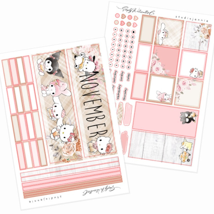 November | A5 Monthly Kit