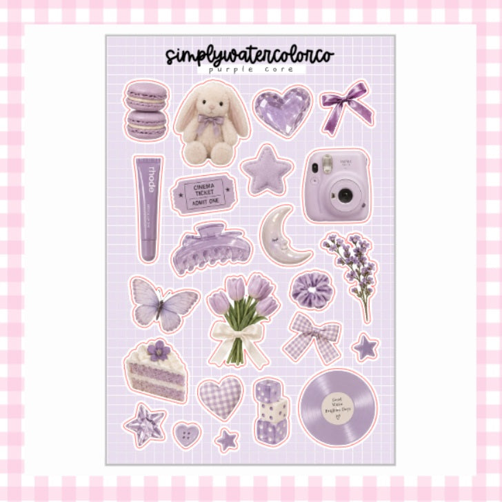 Purple Core | Junk Deco