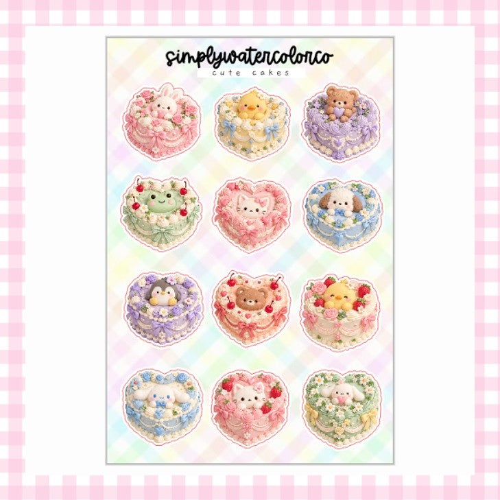 Cute Heart Cakes | Junk Deco