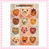 Fall Heart Cakes | Junk Deco