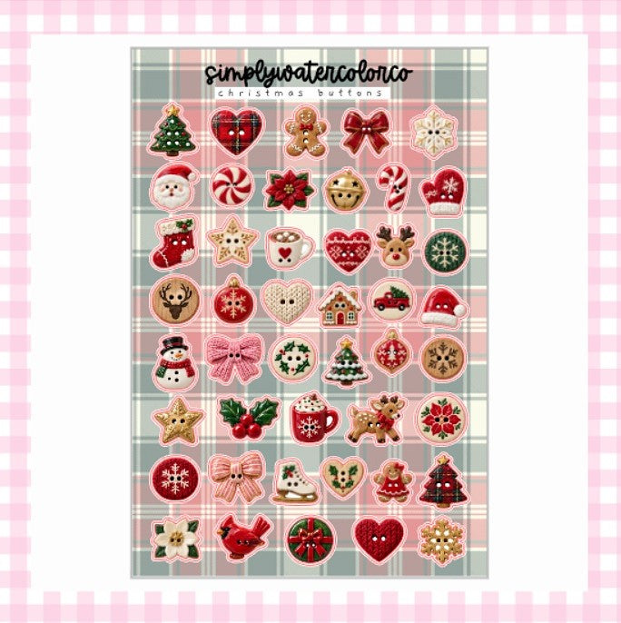 Christmas Buttons | Junk Deco