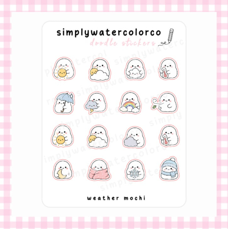 Weather Mochi | Doodles