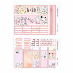 January (Planner World) | A5 Monthly Kit