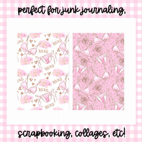 XOXO | Scrapbook Papers
