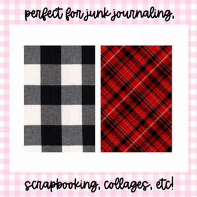 Buffalo Plaid | Scrapbook Papers