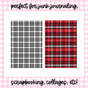 Buffalo Plaid | Scrapbook Papers