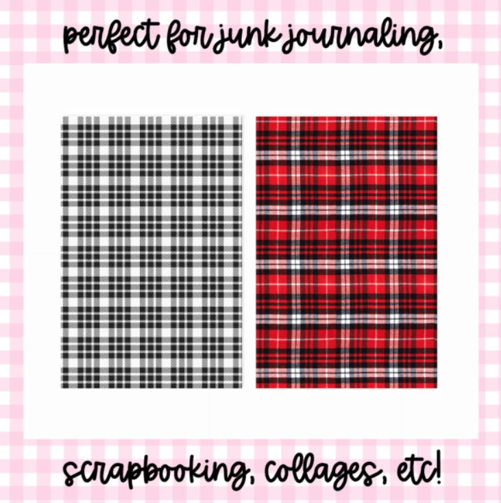 Buffalo Plaid | Scrapbook Papers