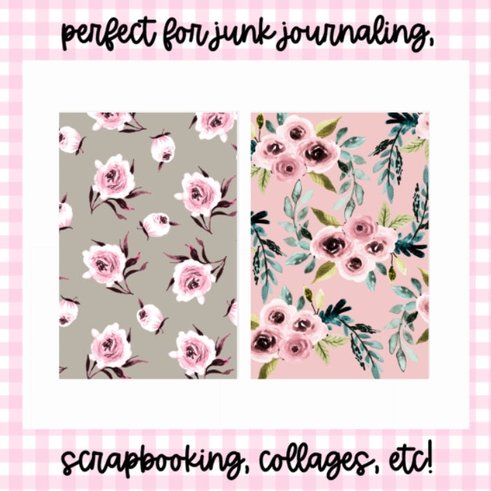 Floral Girl | Scrapbook Papers