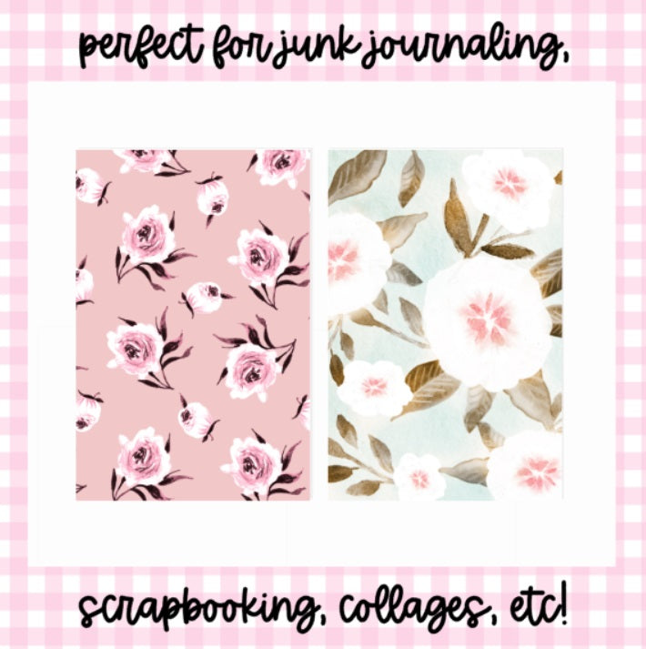 Floral Girl | Scrapbook Papers