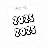 2025 FOILED Stickers