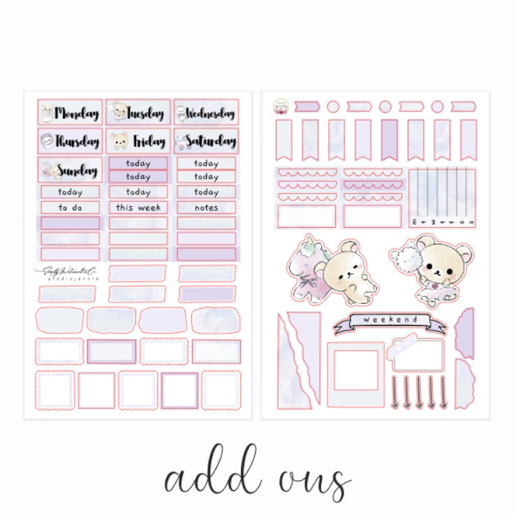 Lavender Kuma | Hobo A5/A6 Kit