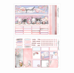 April (Sakura) | A5 Monthly Kit